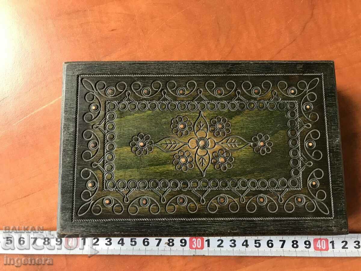 ΚΟΥΤΙ ΞΥΛΟ ΠΥΡΟΓΡΑΦΙΚΟ ΣΧΕΔΙΟ ΑΝΤΙΚΕ ΑΠΟ SOCA MOSTRA με τιμή 36.00 BGN | € 18.41 ΚΟΥΤΙ ΞΥΛΟ ΠΥΡΟΓΡΑΦΙΚΟ ΣΧΕΔΙΟ ΑΝΤΙΚΕ ΑΠΟ SOCA MOSTRA με τιμή 36.00 BGN | € 18.41