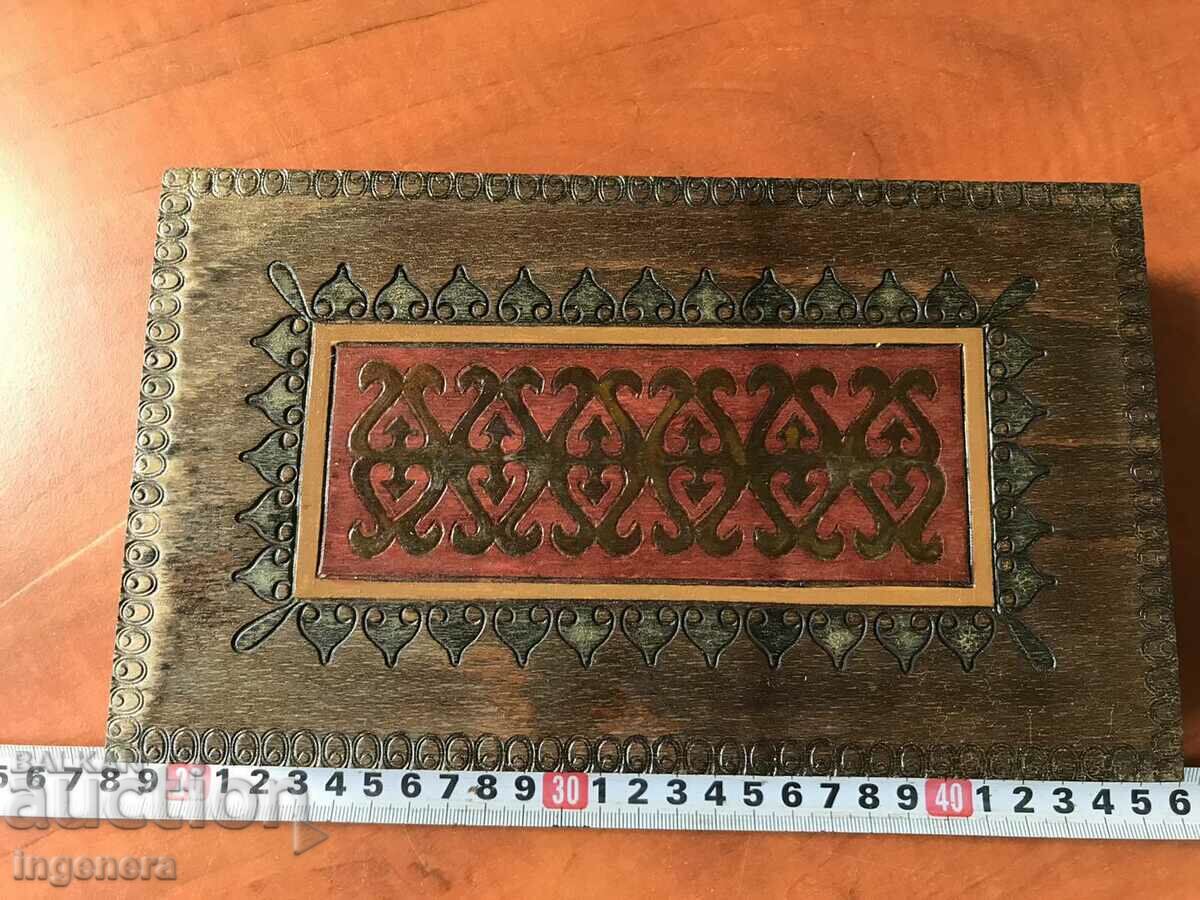 BOX WOOD PYROGRAPH DRAWING ANTIQUE FROM SOCA MOSTRA with price 28.00 BGN | € 14.32 BOX WOOD PYROGRAPH DRAWING ANTIQUE FROM SOCA MOSTRA with price 28.00 BGN | € 14.32