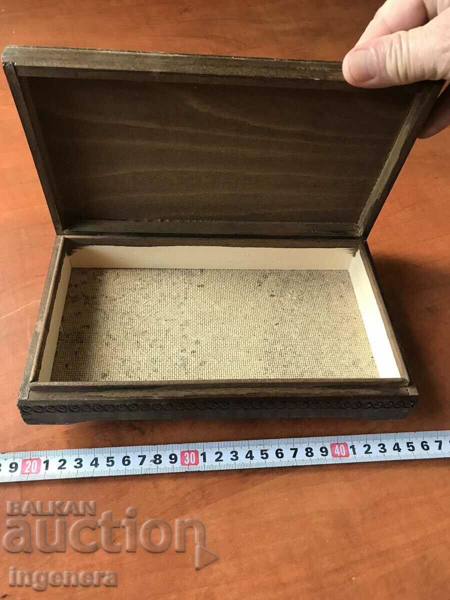 Auction BOX WOOD PYROGRAPH DRAWING ANTIQUE FROM SOCA MOSTRA Auction BOX WOOD PYROGRAPH DRAWING ANTIQUE FROM SOCA MOSTRA