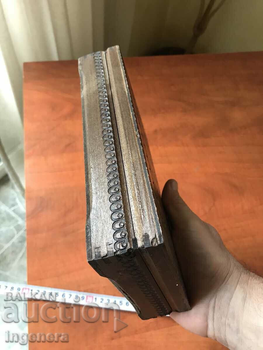 BOX WOOD PYROGRAPH DRAWING ANTIQUE FROM SOCA MOSTRA - 5 BOX WOOD PYROGRAPH DRAWING ANTIQUE FROM SOCA MOSTRA - 5