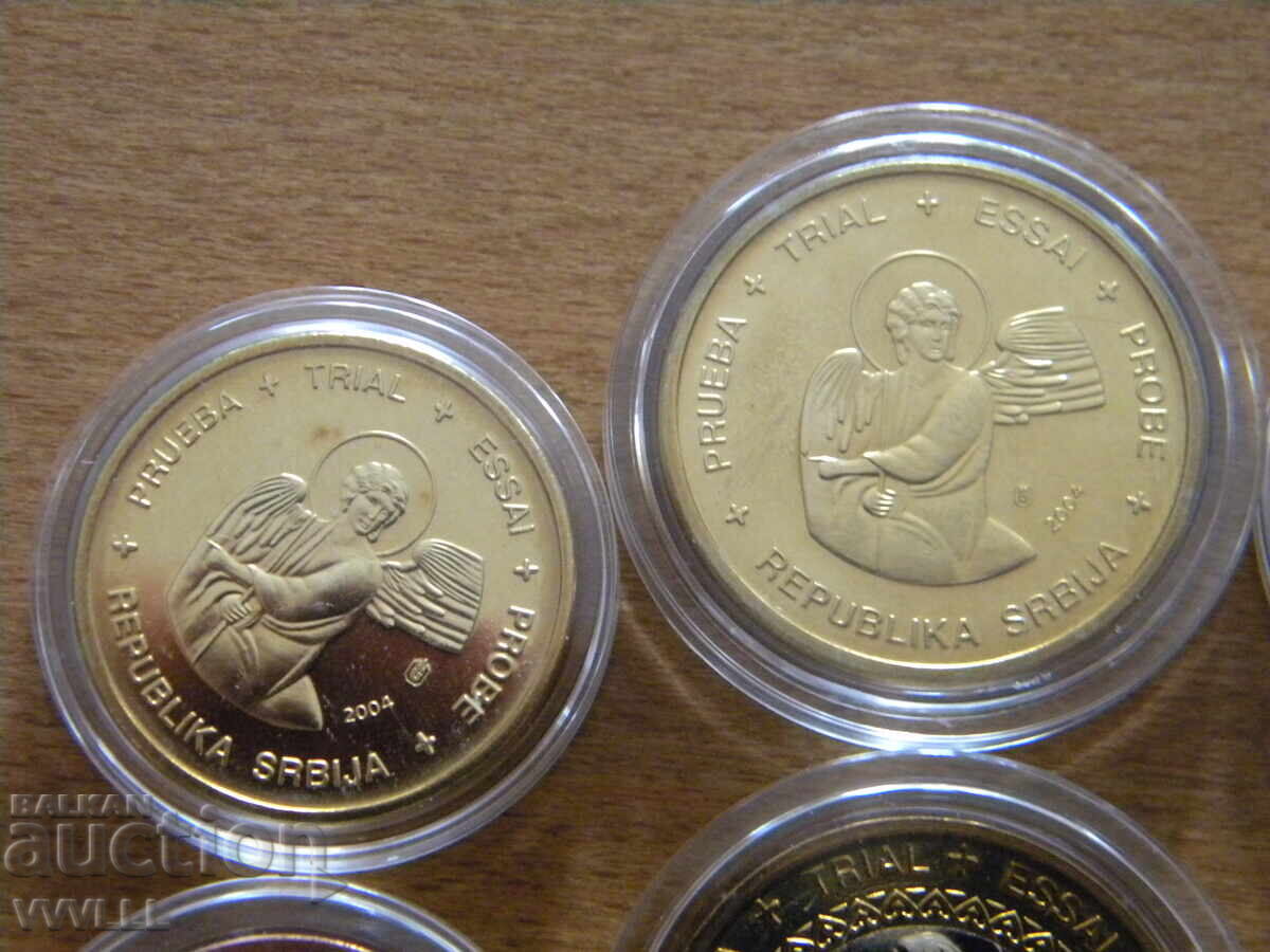 Euro trial coins Serbia. 2003. - 6