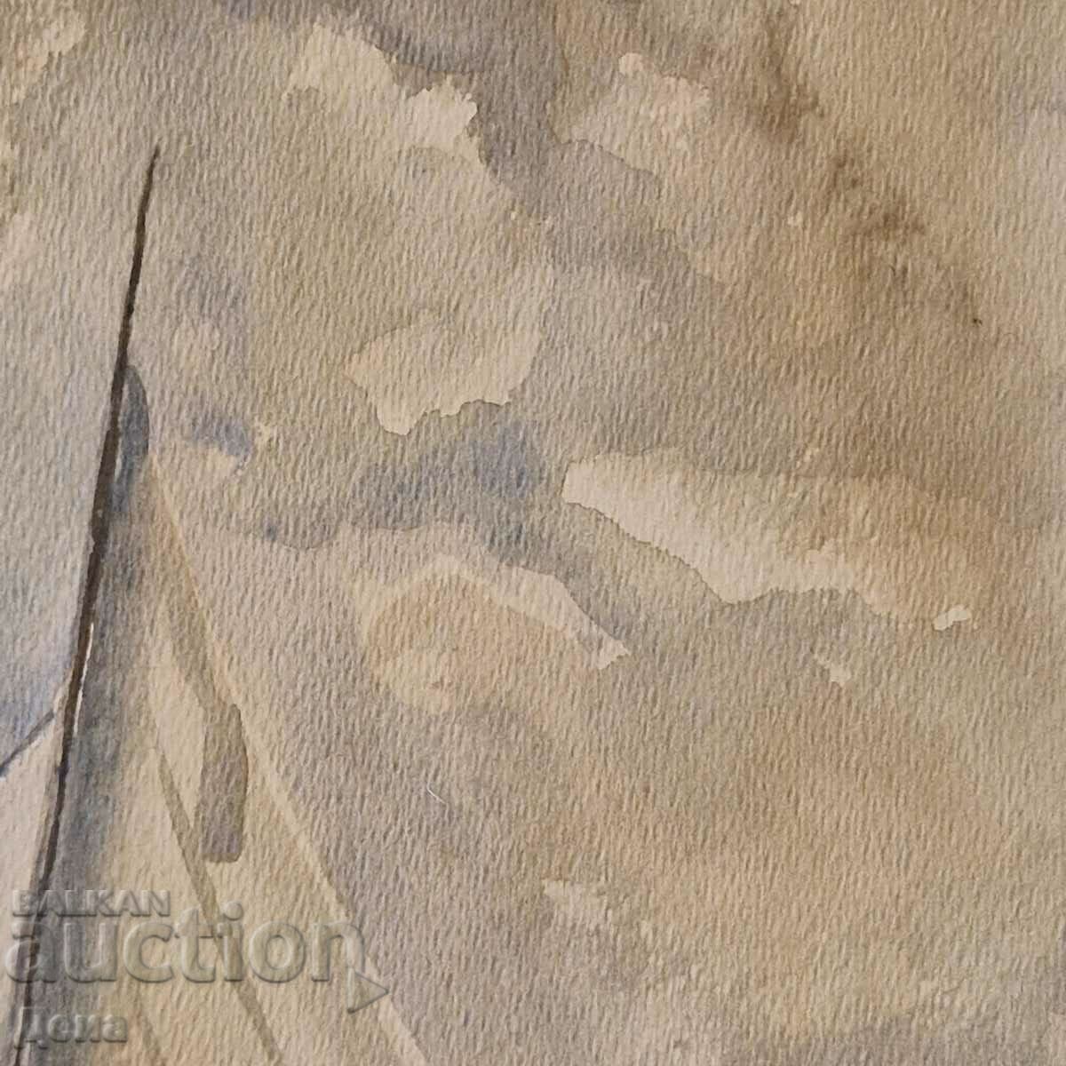 G. Antonov watercolor 1935 - 5 G. Antonov watercolor 1935 - 5