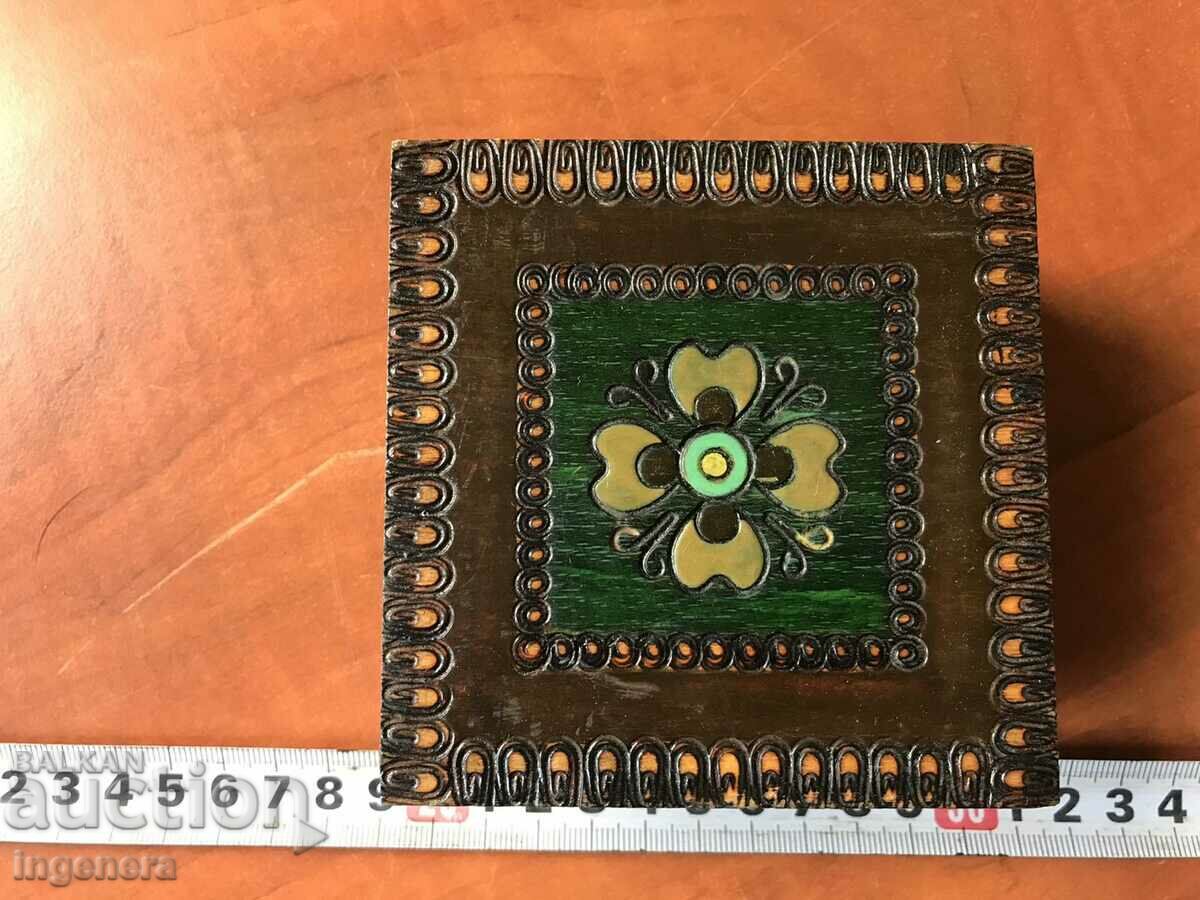 BOX WOOD PYROGRAPH DRAWING ANTIQUE FROM SOCA MOSTRA with price 29.00 BGN | € 14.83 BOX WOOD PYROGRAPH DRAWING ANTIQUE FROM SOCA MOSTRA with price 29.00 BGN | € 14.83