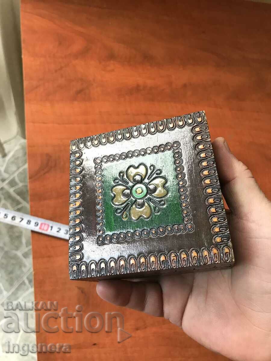 BOX WOOD PYROGRAPH DRAWING ANTIQUE FROM SOCA MOSTRA - 5 BOX WOOD PYROGRAPH DRAWING ANTIQUE FROM SOCA MOSTRA - 5