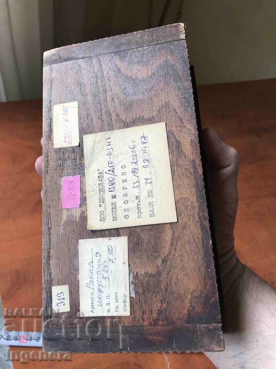 ΚΟΥΤΙ ΞΥΛΟ ΠΥΡΟΓΡΑΦΙΚΟ ΣΧΕΔΙΟ ΑΝΤΙΚΕ ΑΠΟ SOCA MOSTRA - 6 ΚΟΥΤΙ ΞΥΛΟ ΠΥΡΟΓΡΑΦΙΚΟ ΣΧΕΔΙΟ ΑΝΤΙΚΕ ΑΠΟ SOCA MOSTRA - 6