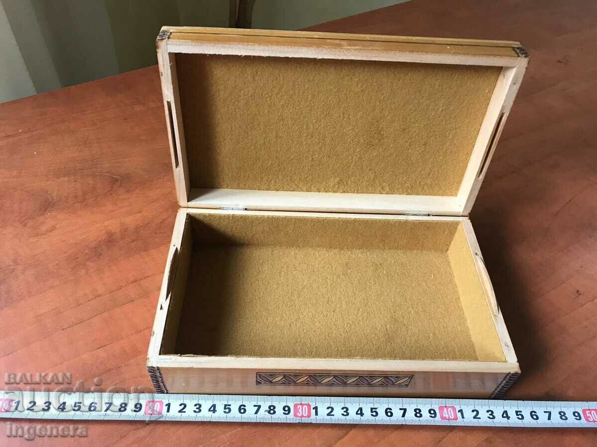 Auction BOX WOOD PYROGRAPH DRAWING ANTIQUE FROM SOCA MOSTRA Auction BOX WOOD PYROGRAPH DRAWING ANTIQUE FROM SOCA MOSTRA