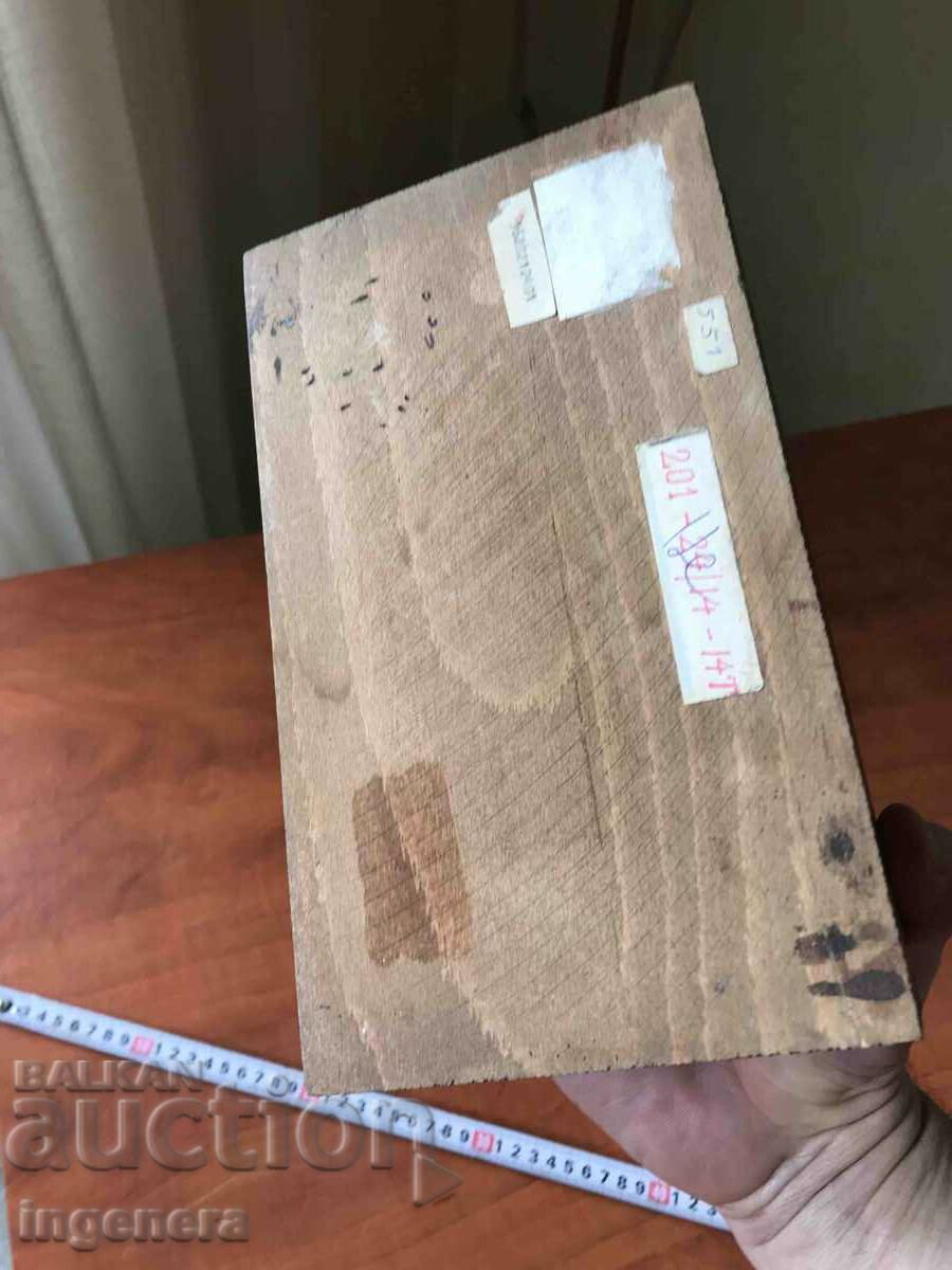 BOX WOOD PYROGRAPH DRAWING ANTIQUE FROM SOCA MOSTRA - 6 BOX WOOD PYROGRAPH DRAWING ANTIQUE FROM SOCA MOSTRA - 6