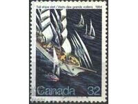 Клеймована марка  Кораб Лодки  1984 от Канада