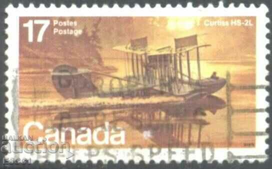 Stamped brand Aviation Airplane Seaplane 1979 from Canada