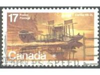 Stamped brand Aviation Airplane Seaplane 1979 from Canada
