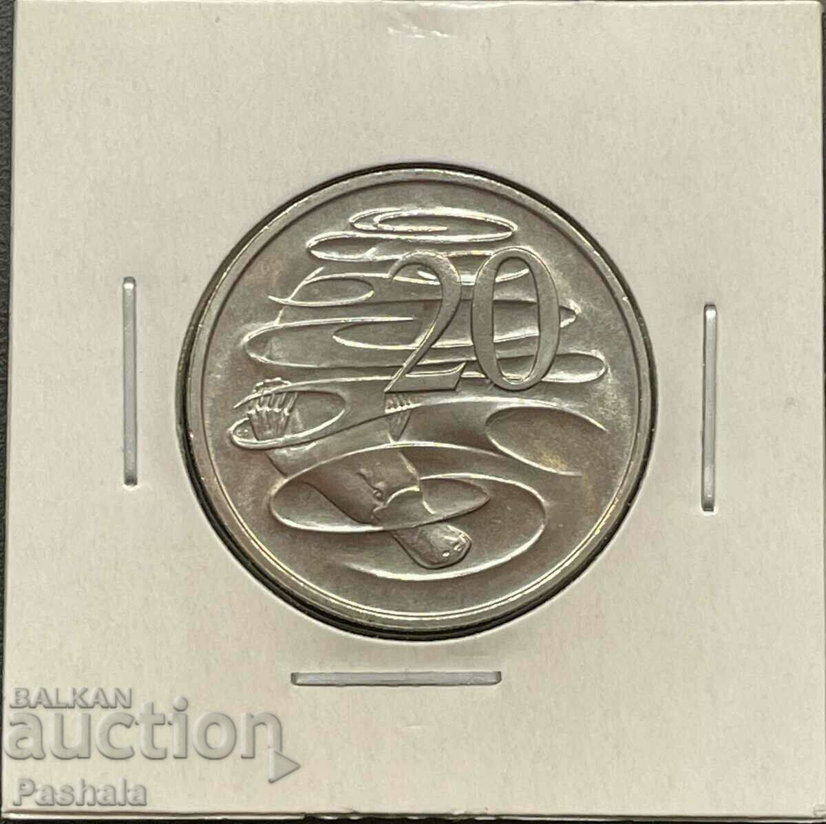 Australia 20 cents 1997