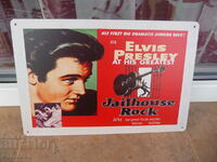 Метална табела музика Елвис Пресли Elvis Presley краля рока