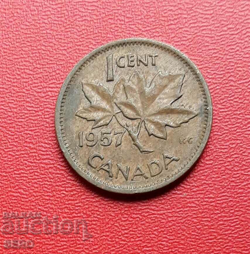 Канада-1 цент 1957