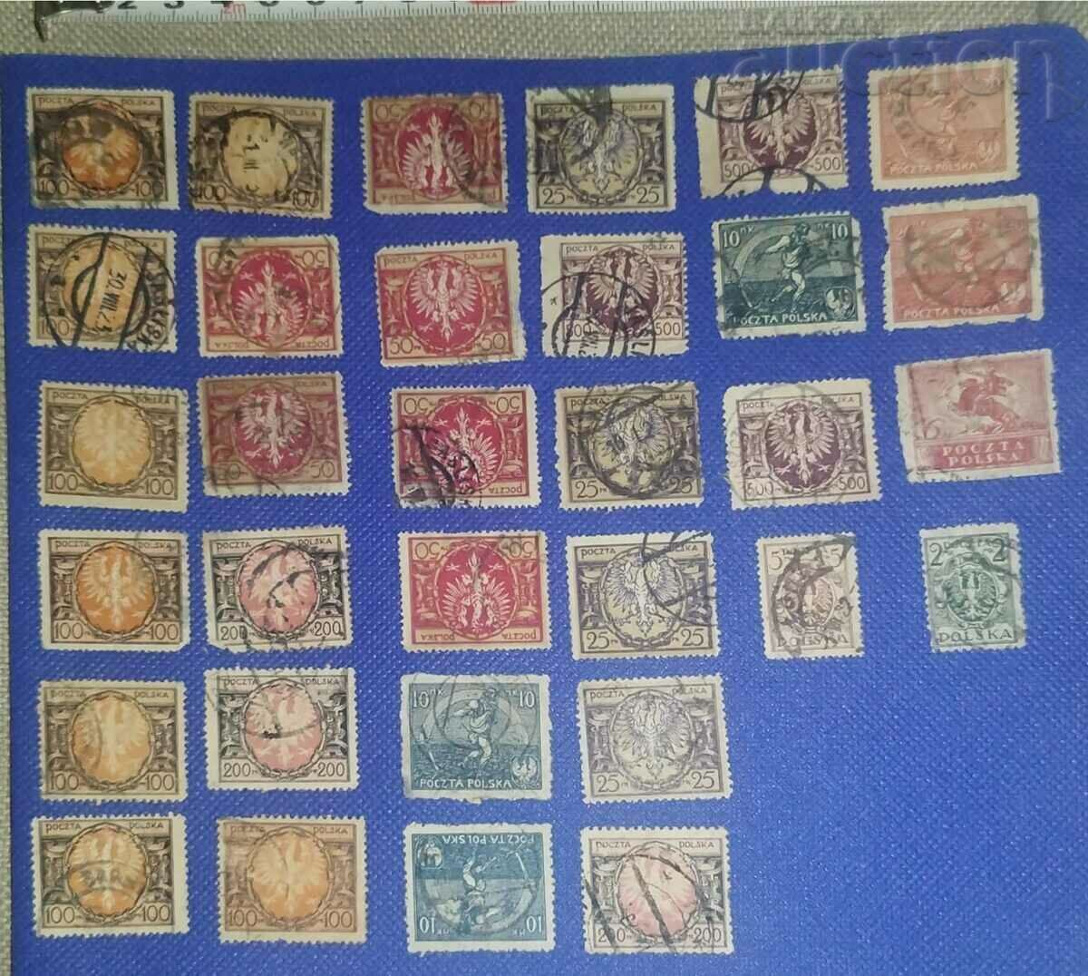 Лот пощенски марки (12)