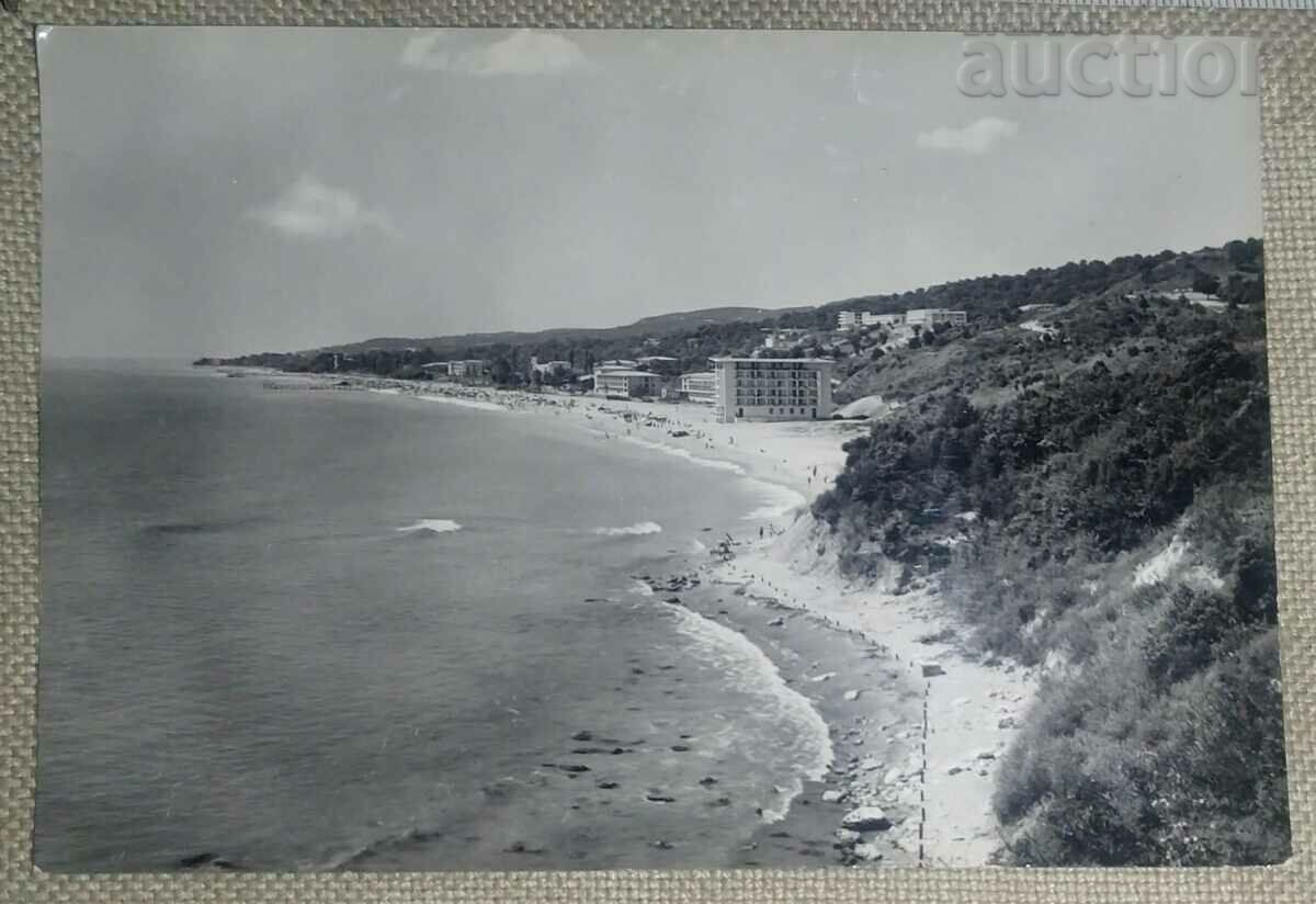 Carte poștală 1960 Varna - Varna Nisipurile de Aur..