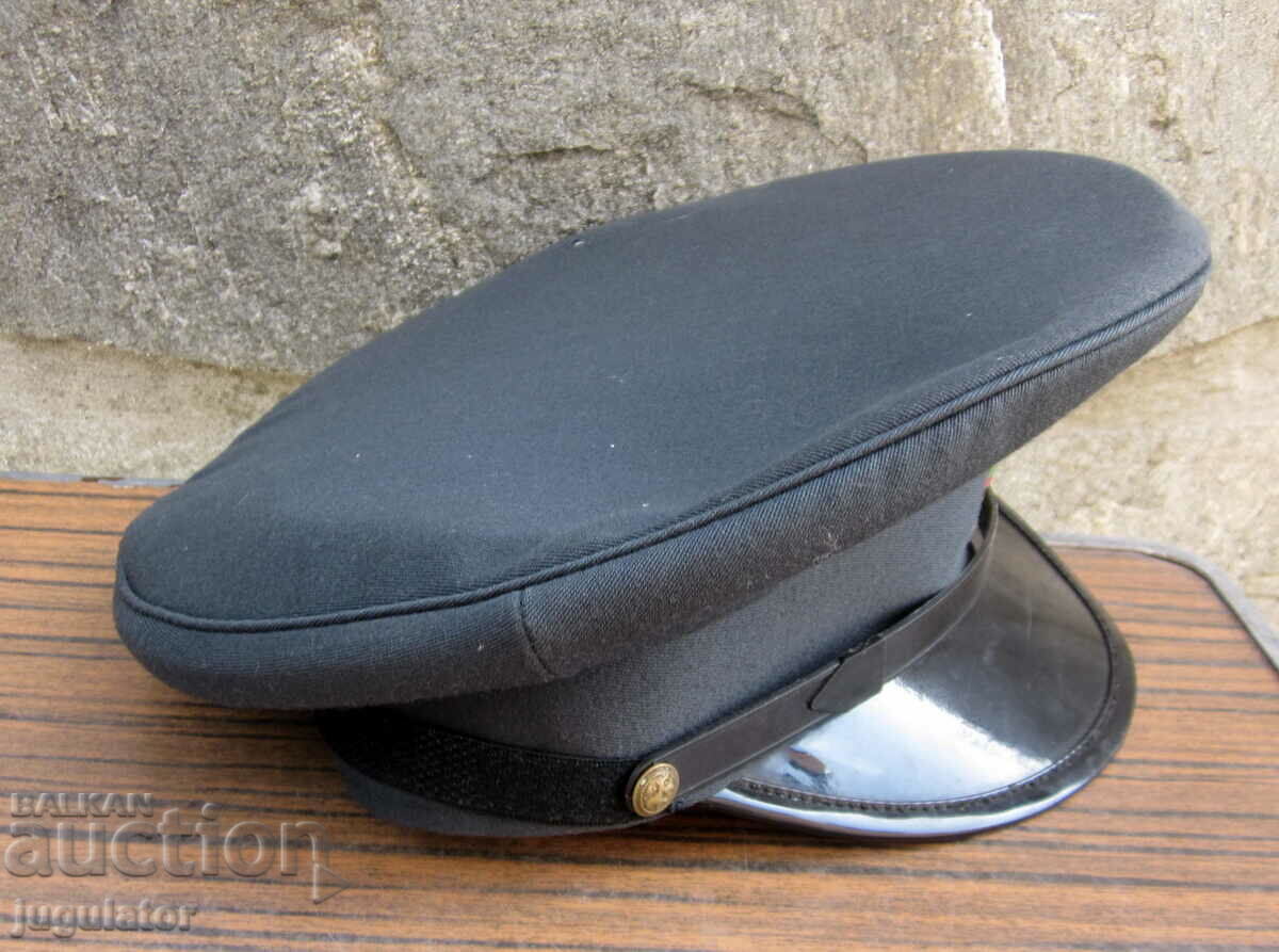 Bulgarian firefighter cap with cockade with price 15.00 BGN | € 7.67 Bulgarian firefighter cap with cockade with price 15.00 BGN | € 7.67