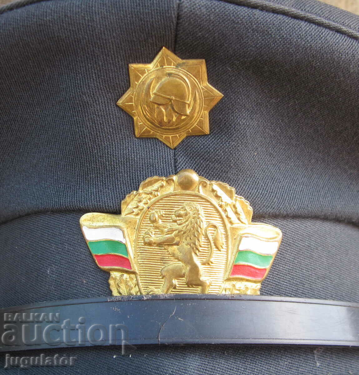 Bulgarian firefighter cap with cockade - 6 Bulgarian firefighter cap with cockade - 6