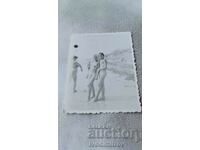 Photo Ravda Boy and girl on the beach 1978