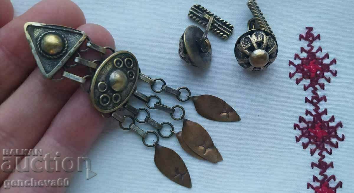 Revival-era decorative pins, button-like ornaments/cloth with price 60.00 BGN | € 30.68 Revival-era decorative pins, button-like ornaments/cloth with price 60.00 BGN | € 30.68