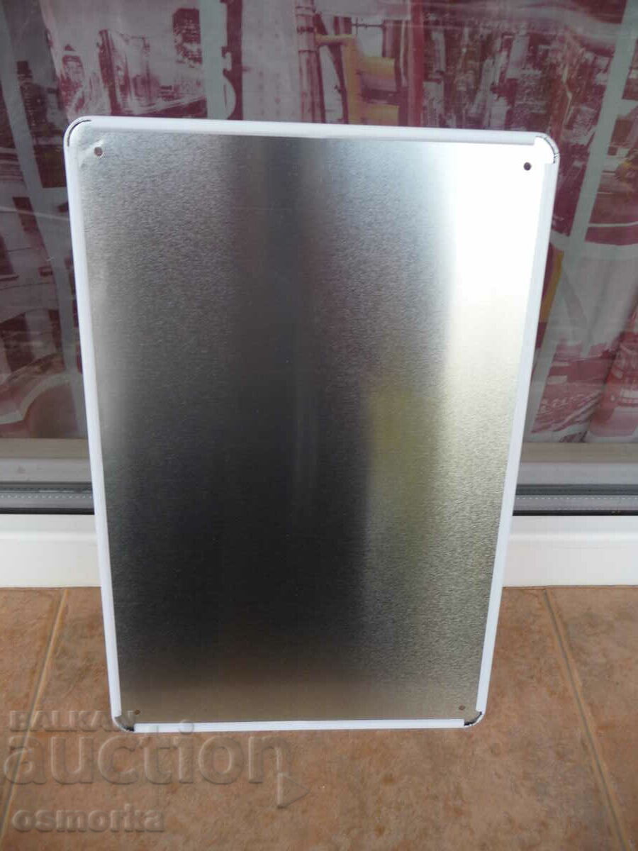 Auction  Metal plate miscellaneous Santa Claus gives gifts to children Mraz