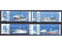 Клеймовани марки Кораби 1967  от СССР