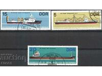 Клеймовани марки Кораби  1982  от Германия ГДР