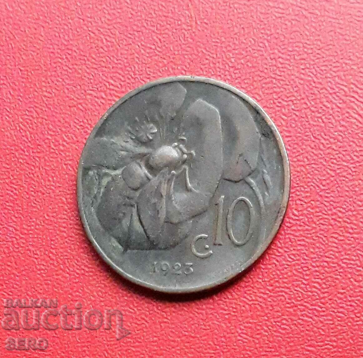 Italia-10 cenți 1923