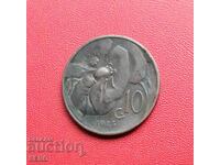 Italy-10 cents 1923