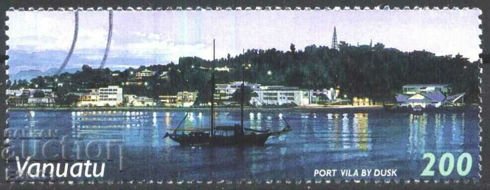 Клеймована марка Порт Вила Лодка от Вануату