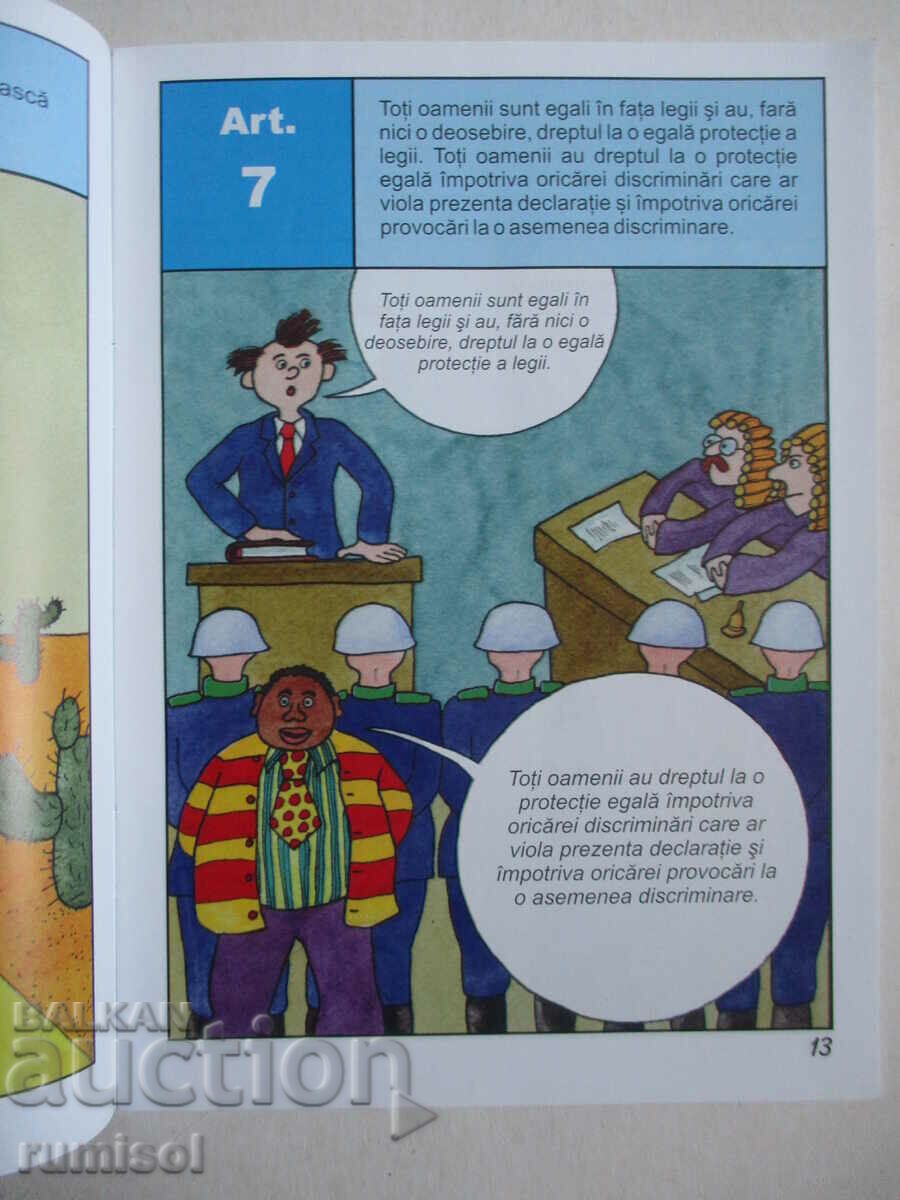 Delivery of Universal Declaration of Human Rights