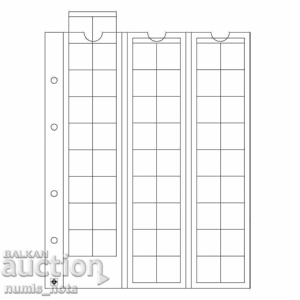 Sheets Optima for MIX coins - 5 pieces - 5 Sheets Optima for MIX coins - 5 pieces - 5