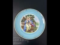Renaissance porcelain plate. #5459