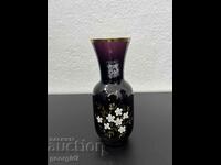 Vaza de sticla - Boemia / Boemia. #5462