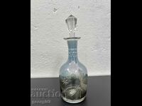 Old glass bottle / decanter. #5464