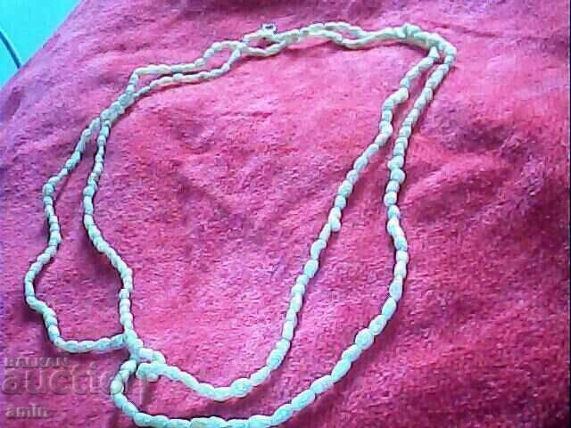 old beautiful long necklace of re4ni pearls with price 15.00 BGN | € 7.67