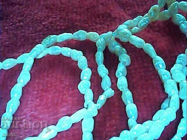 Auction  old beautiful long necklace of re4ni pearls