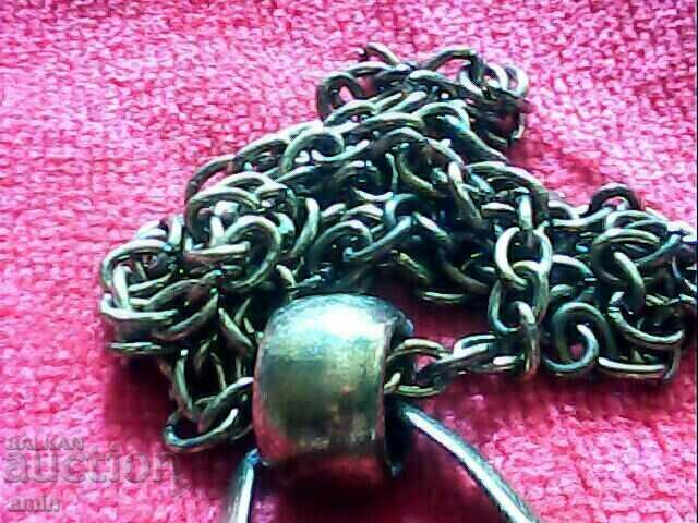 Delivery of old gold-plated necklace with natural stones Delivery of old gold-plated necklace with natural stones