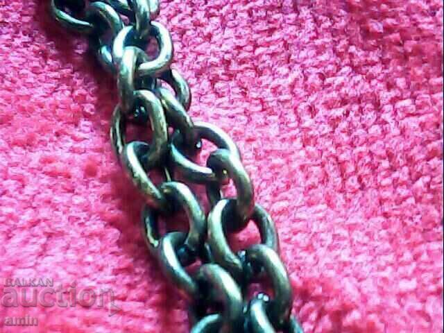 old gold-plated necklace with natural stones - 7 old gold-plated necklace with natural stones - 7