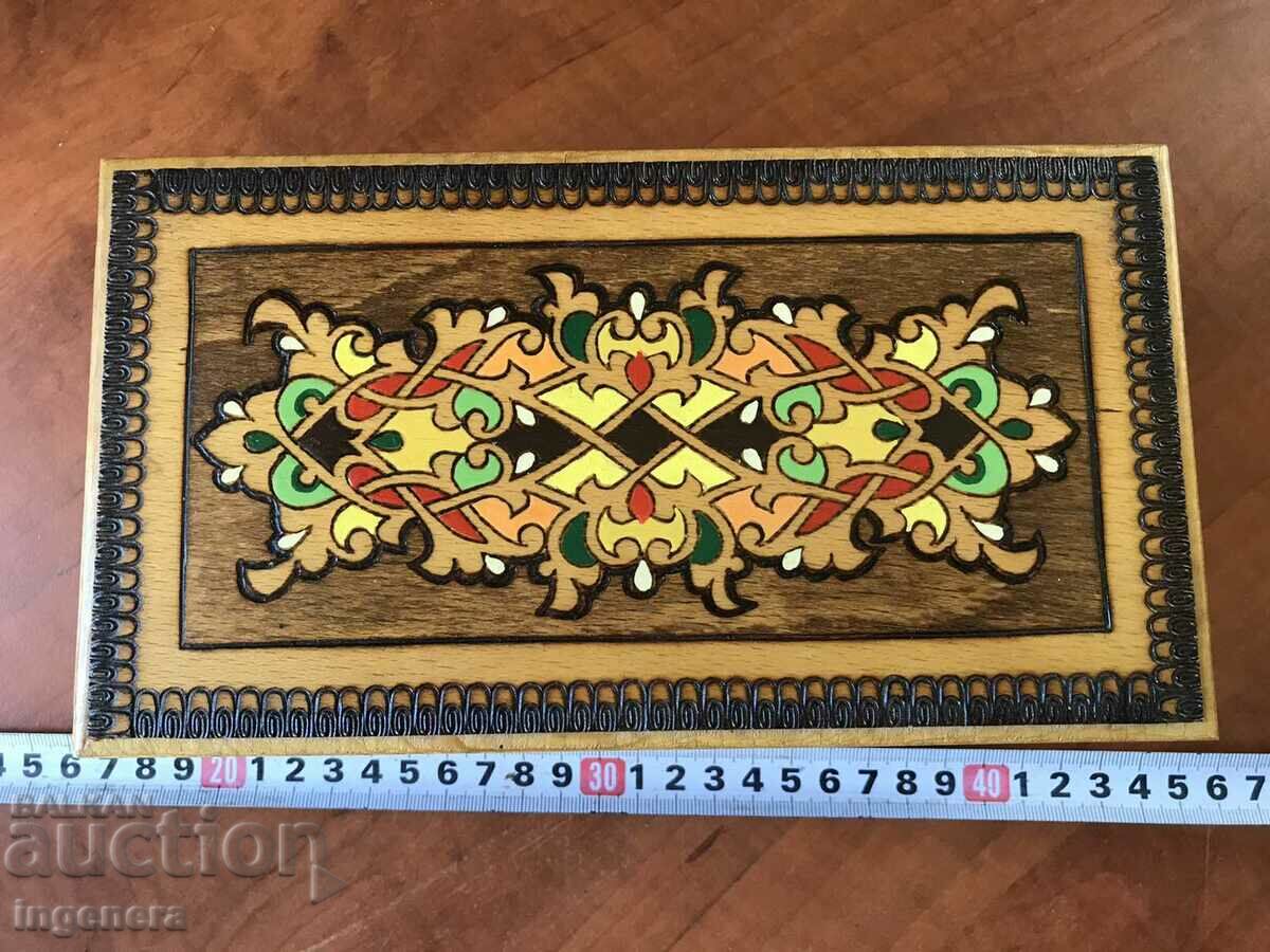 BOX WOOD PYROGRAPH DRAWING ANTIQUE FROM SOCA MOSTRA with price 76.00 BGN | € 38.86 BOX WOOD PYROGRAPH DRAWING ANTIQUE FROM SOCA MOSTRA with price 76.00 BGN | € 38.86
