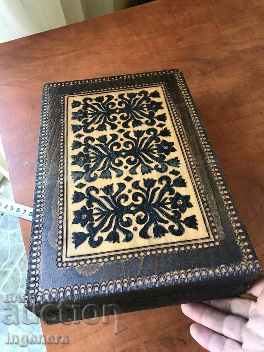 CUTIE LEMN PIROGRAF DESEN ANTICHI DIN SOCA MOSTRA - 5