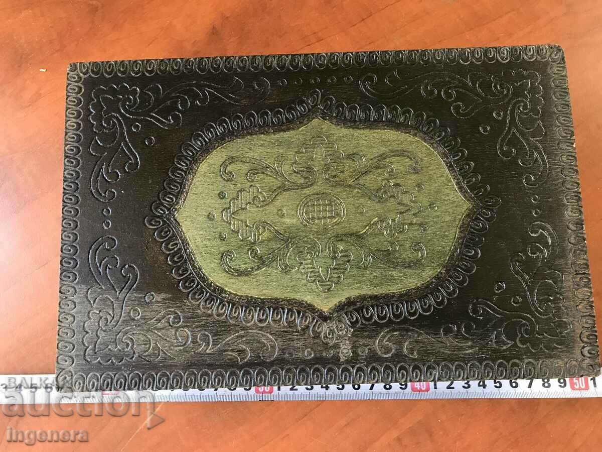BOX WOOD PYROGRAPH DRAWING ANTIQUE FROM SOCA MOSTRA with price 45.00 BGN | € 23.01 BOX WOOD PYROGRAPH DRAWING ANTIQUE FROM SOCA MOSTRA with price 45.00 BGN | € 23.01