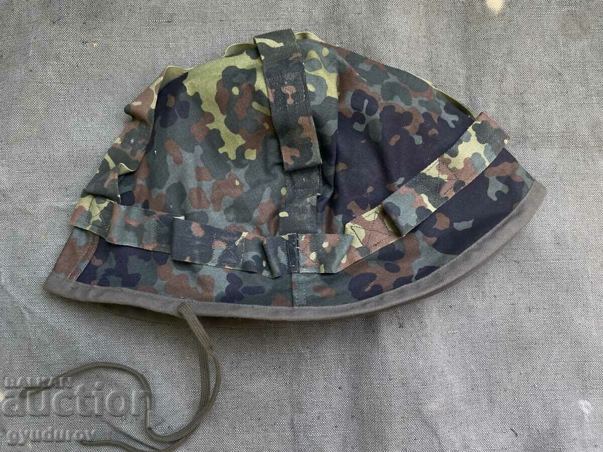 Helmet camouflage.