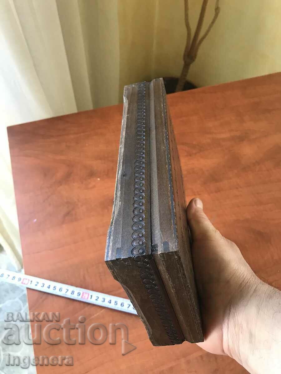 BOX WOOD PYROGRAPH DRAWING ANTIQUE FROM SOCA MOSTRA - 5 BOX WOOD PYROGRAPH DRAWING ANTIQUE FROM SOCA MOSTRA - 5