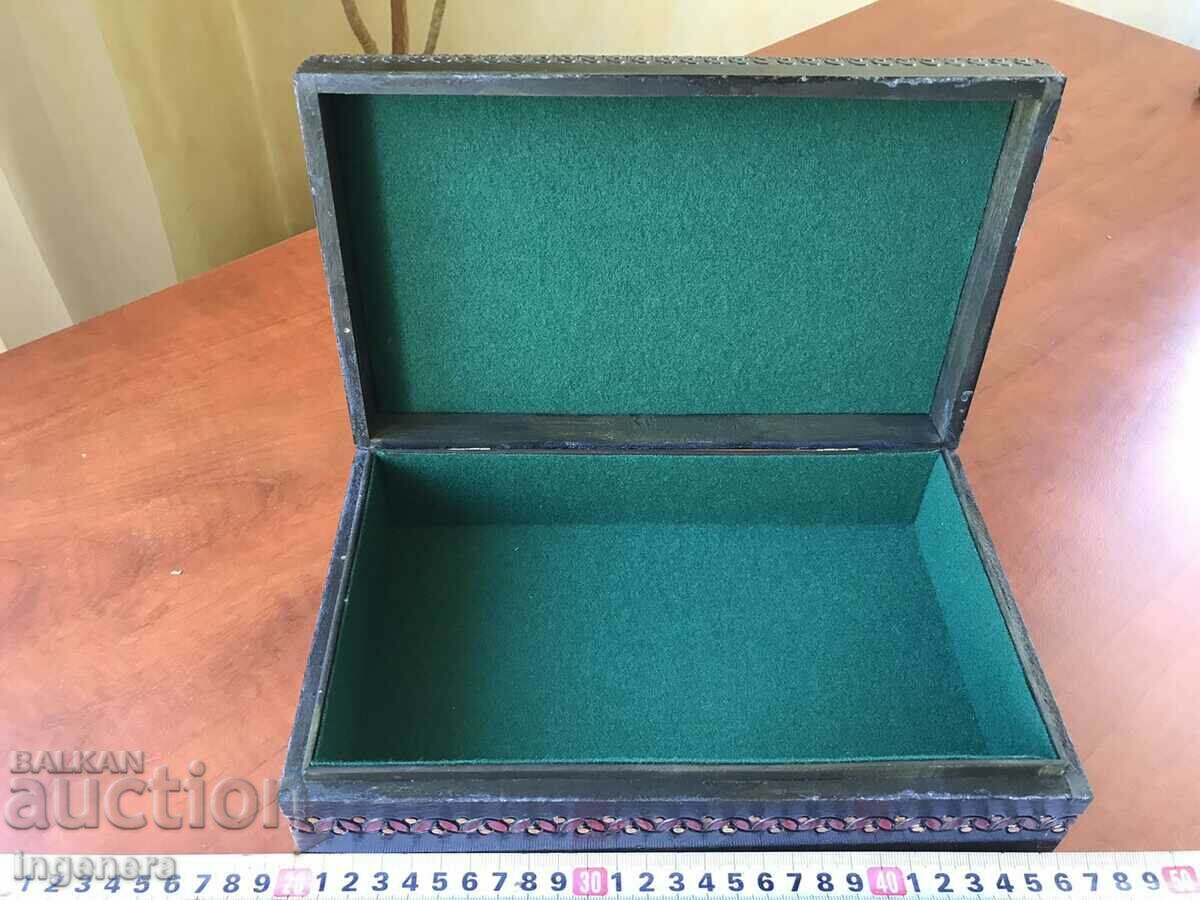 Auction BOX WOOD PYROGRAPH DRAWING ANTIQUE FROM SOCA MOSTRA Auction BOX WOOD PYROGRAPH DRAWING ANTIQUE FROM SOCA MOSTRA