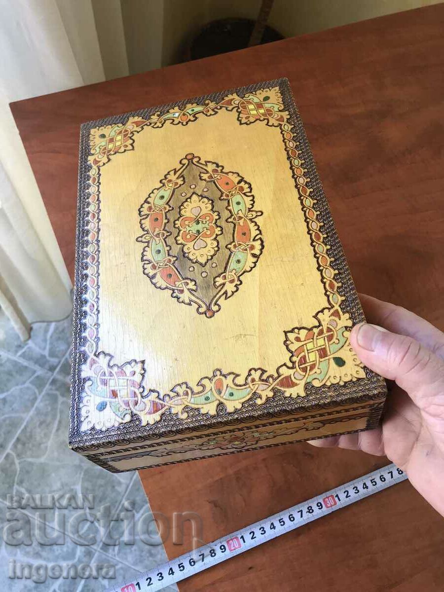 Delivery of BOX WOOD PYROGRAPH DRAWING ANTIQUE FROM SOCA MOSTRA Delivery of BOX WOOD PYROGRAPH DRAWING ANTIQUE FROM SOCA MOSTRA