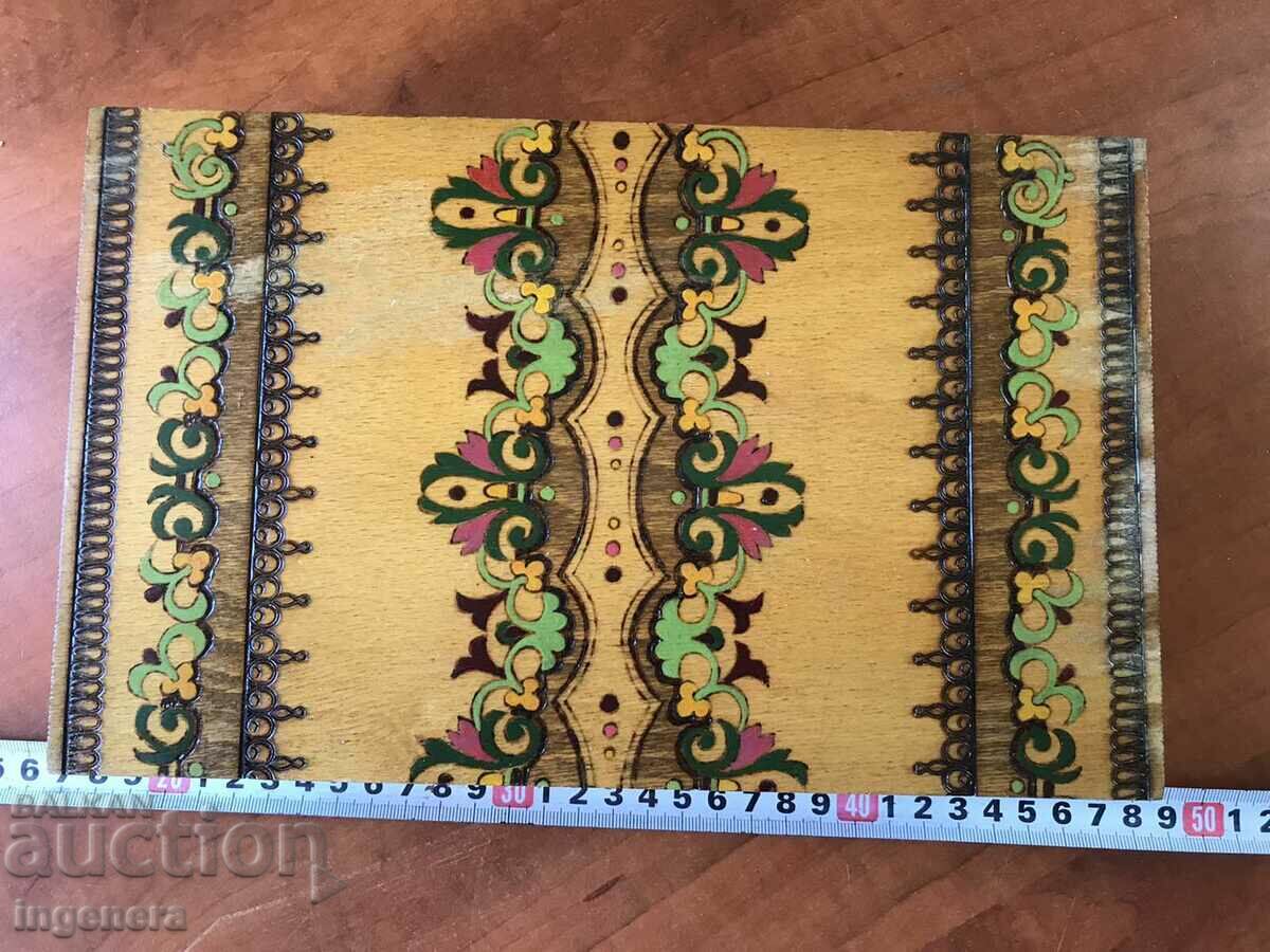 BOX WOOD PYROGRAPH DRAWING ANTIQUE FROM SOCA MOSTRA with price 49.00 BGN | € 25.05 BOX WOOD PYROGRAPH DRAWING ANTIQUE FROM SOCA MOSTRA with price 49.00 BGN | € 25.05