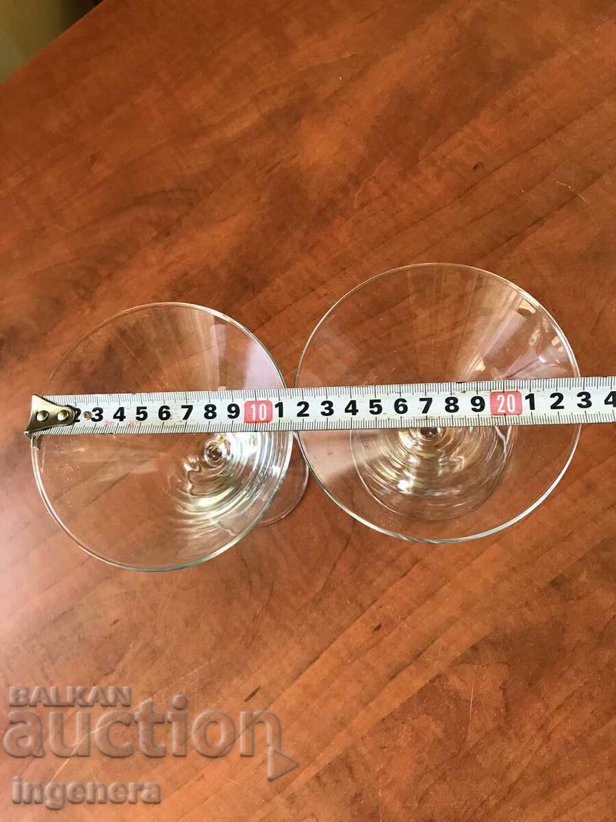 Auction GLASS GLASS GLASS FOR COCKTAILS-2 PCS. UNUSED! Auction GLASS GLASS GLASS FOR COCKTAILS-2 PCS. UNUSED!
