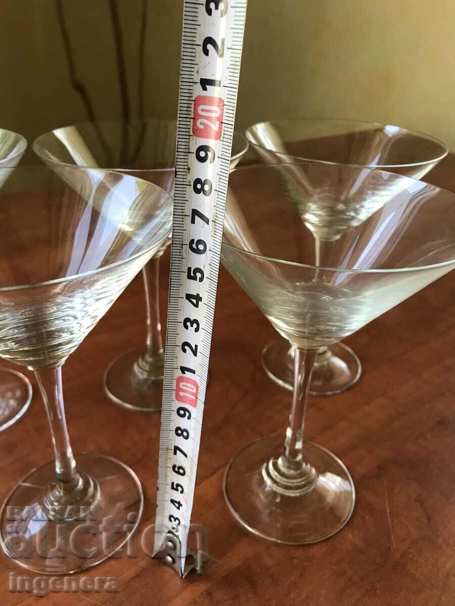 GLASS GLASS GLASS FOR COCKTAILS-5 PCS. UNUSED! with price 17.00 BGN | € 8.69 GLASS GLASS GLASS FOR COCKTAILS-5 PCS. UNUSED! with price 17.00 BGN | € 8.69