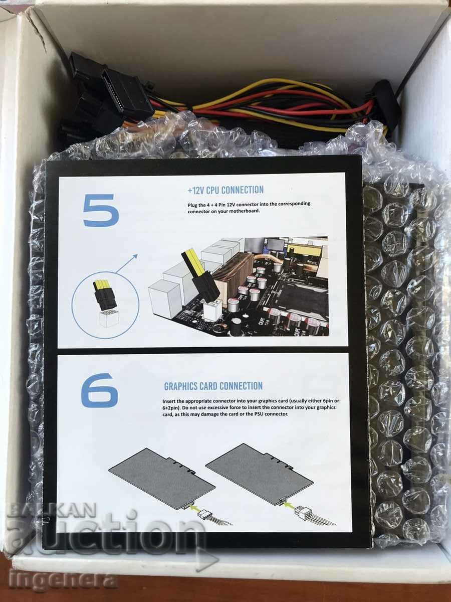 500W BUILDER COMPUTER POWER SUPPLY- NEW - 7 500W BUILDER COMPUTER POWER SUPPLY- NEW - 7