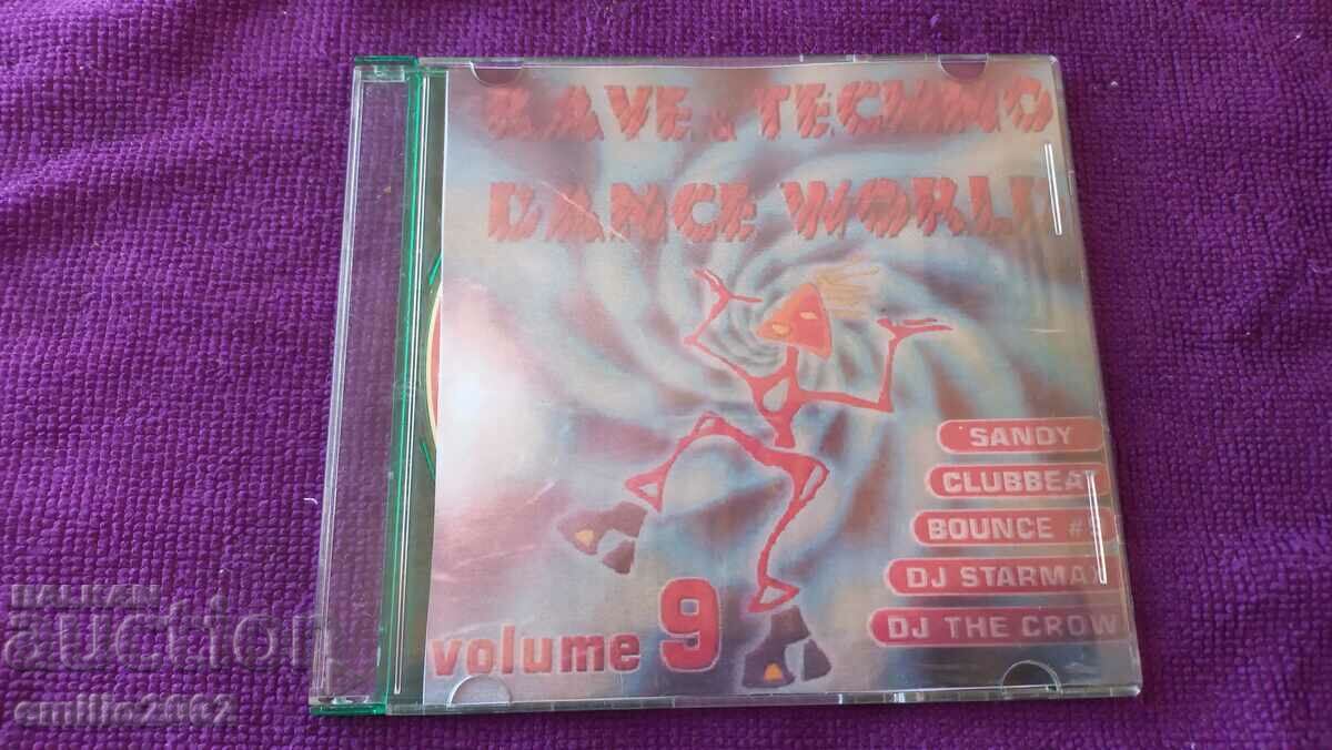 CD audio Rave și techno dance world